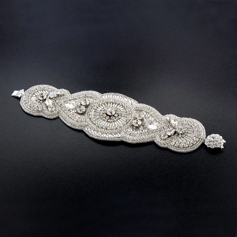 Scalloped Applique Cuff Bracelet