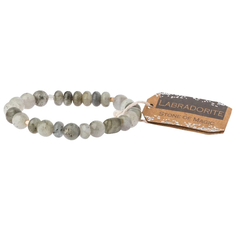 Stone Stack Bracelet Labradorite - Stone of Magic