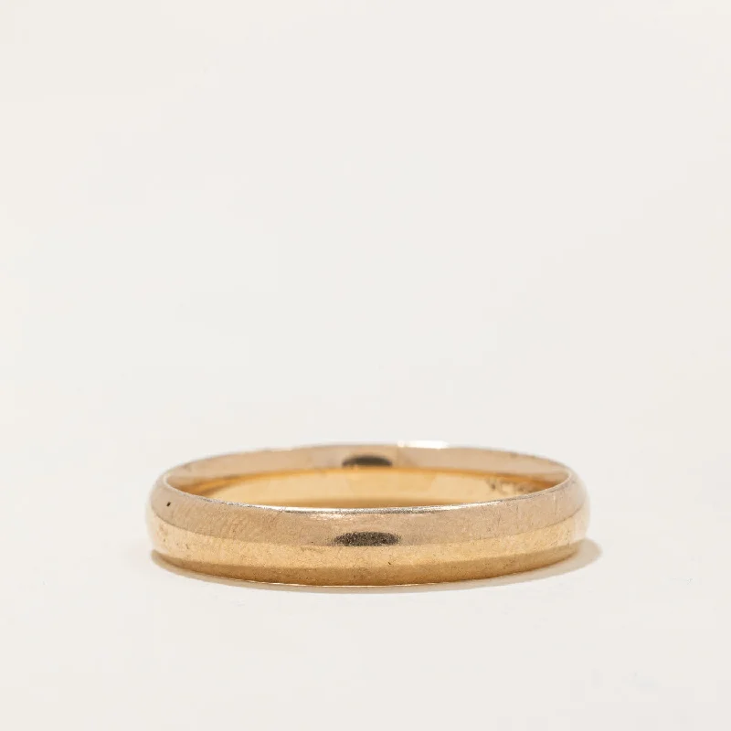 luxury wedding bands -10k Yellow Gold Band | SZ 10.75 |