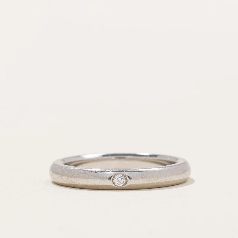 engagement rings for women -Tiffany & Co' Elsa Peretti Band Ring | 0.02ct | SZ 5.25 |