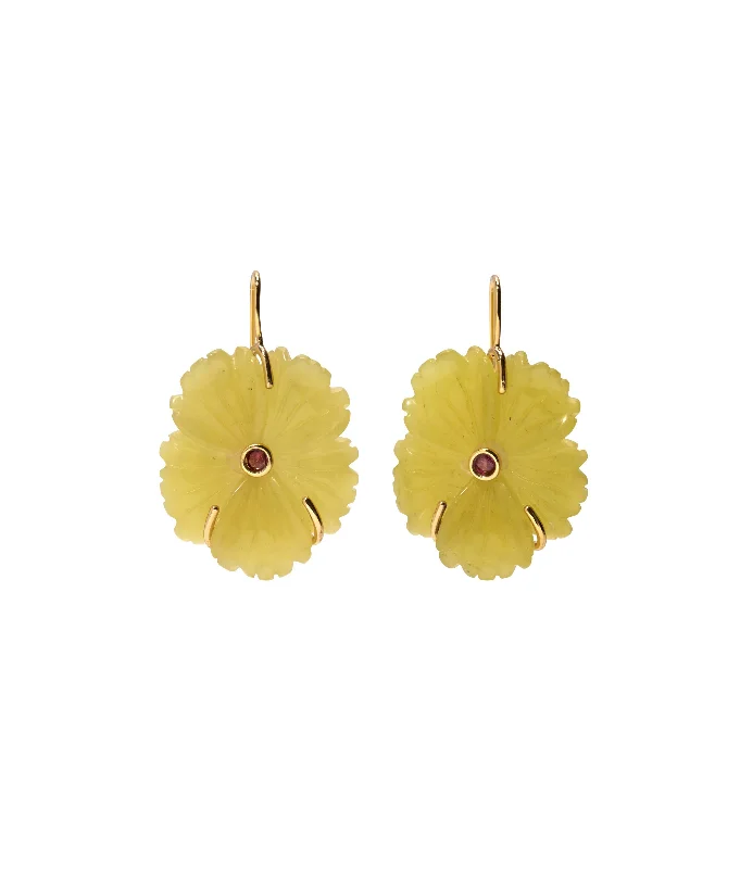 stylish earrings for women -New Bloom Earrings in Canary