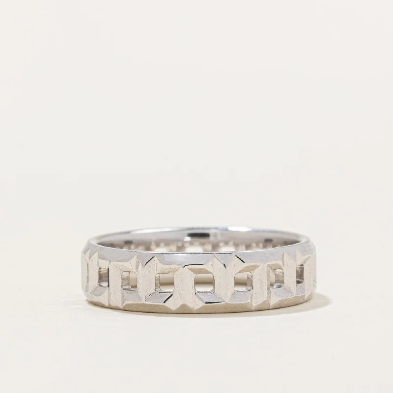 stylish rings for women -Tiffany & Co' True Wide Ring | SZ 8.25 |