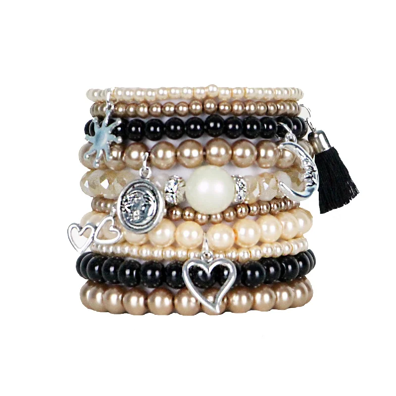 Neoma - Beaded Bracelets Set of 10