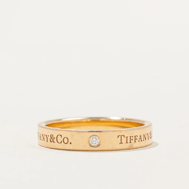 diamond rings for women -Tiffany & Co' T&Co. Band Ring | 0.06ctw | SZ 10 |