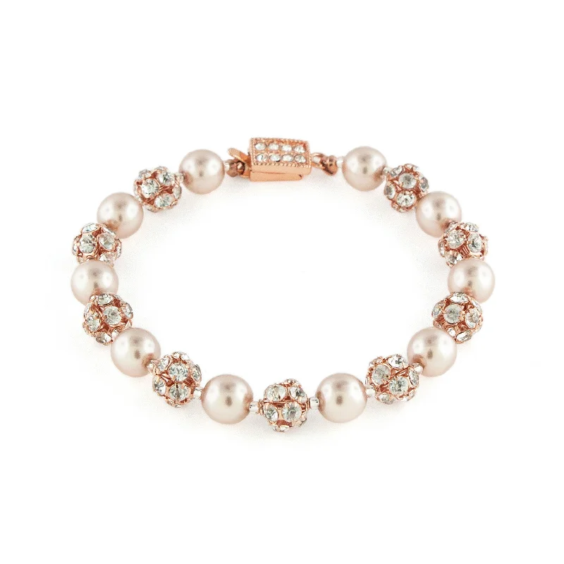 Rose Gold Pearl Bracelet