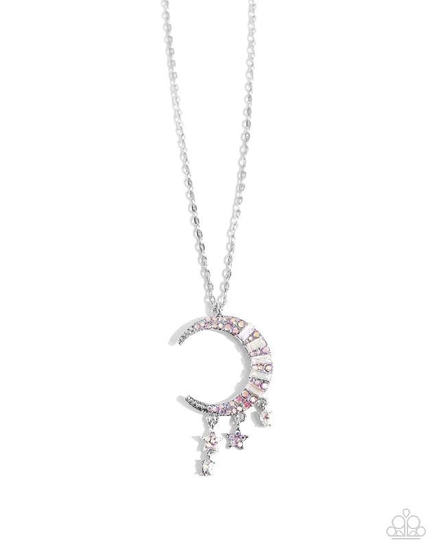 luxury necklaces for women -Lunar Landmark - Pink