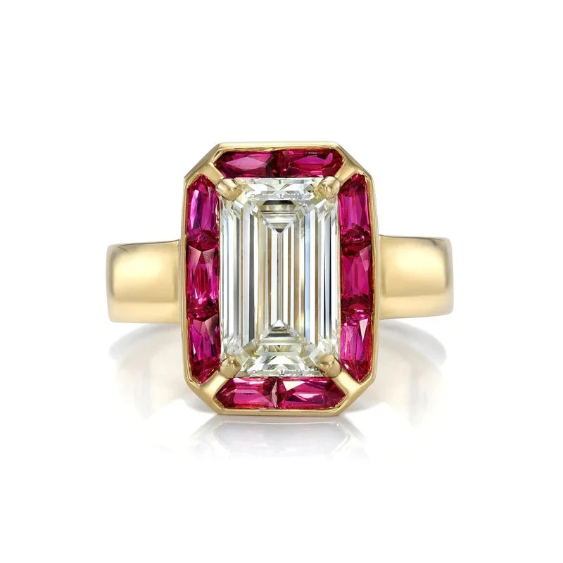 luxurious ruby engagement rings -Single Stone Pippa Ring