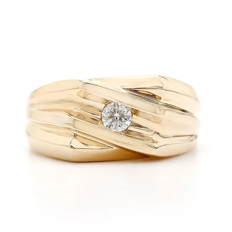 modern rings for women -Howie Ring - 1/5Ctw