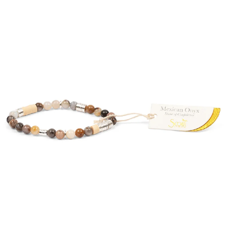 Intermix Stone Stacking Bracelet - Mexican Onyx