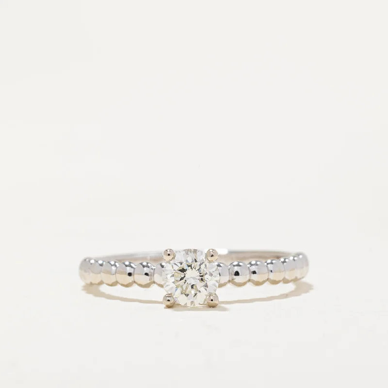 classic ring sets -100 Ways' GIA Certified Diamond Engagement Ring | 0.44ct VS2 G | SZ 6.75 |