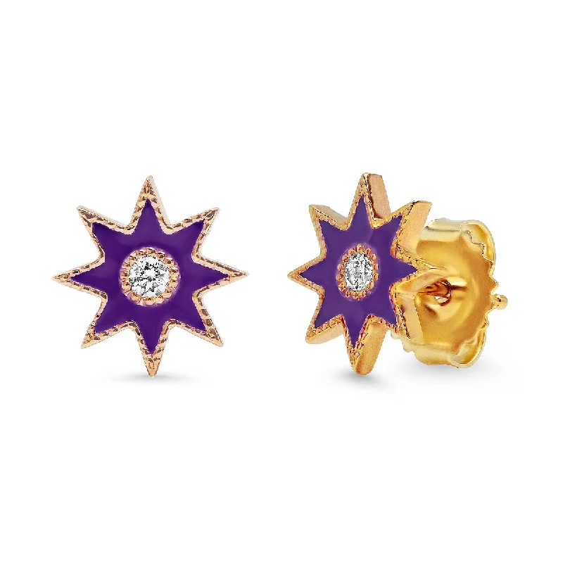 sapphire earrings for women -Twinkle Star Studs