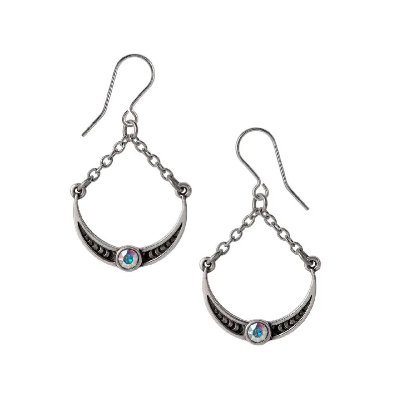 elegant diamond earrings -Priestess of Ishtar Earrings by Alchemy Gothic