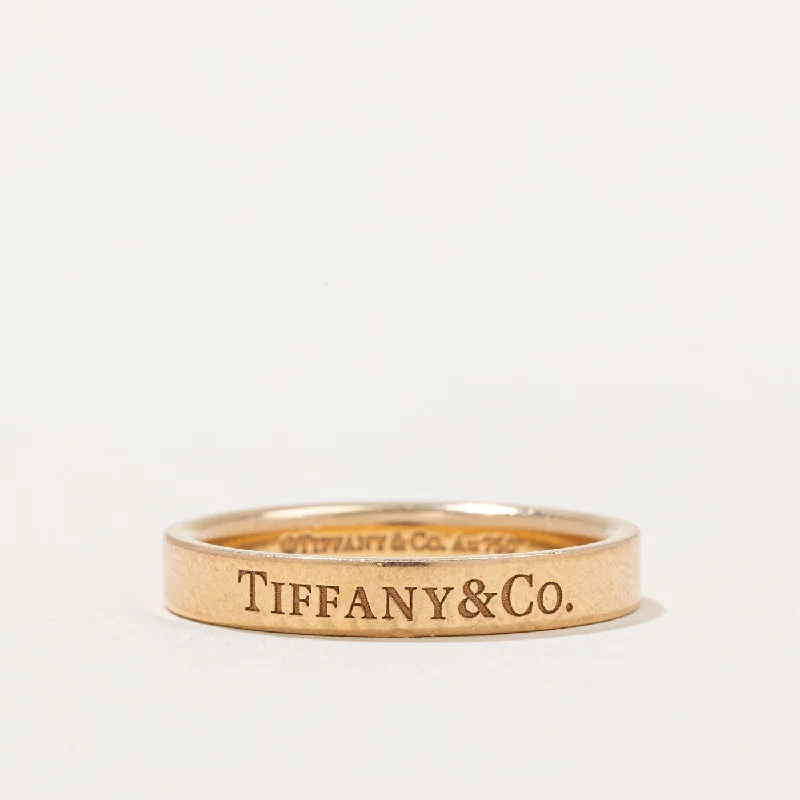 luxury rings for women -Tiffany & Co' T&Co. Band Ring | SZ 5.75 |