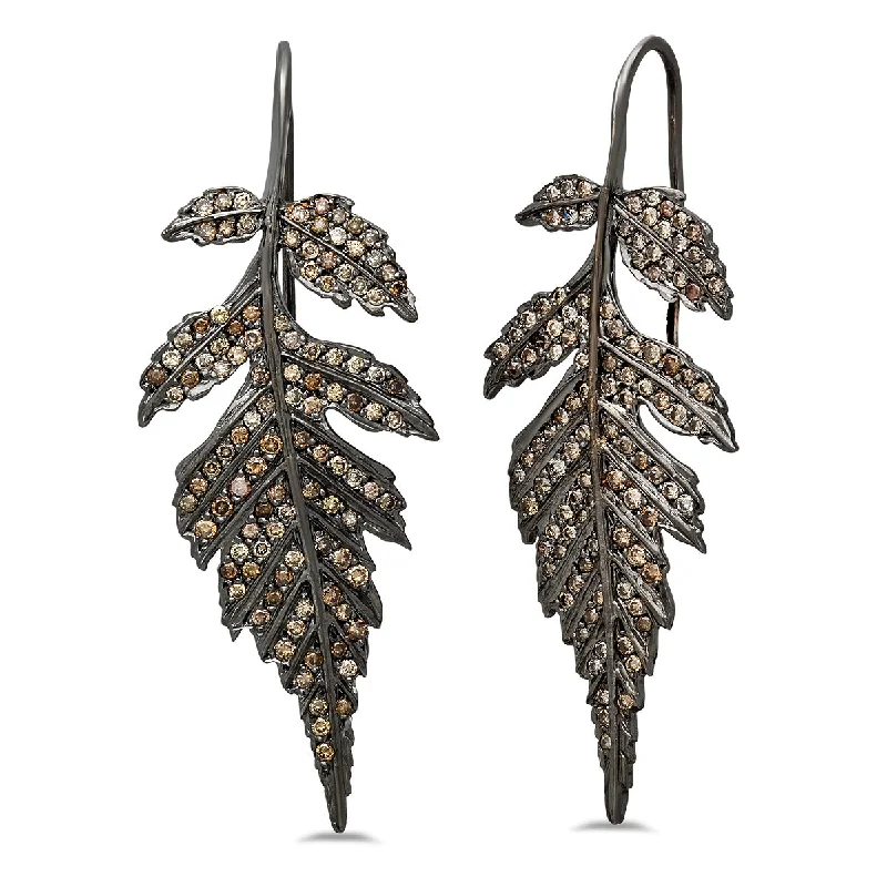 luxury hoop earrings -Grande Feuille Earrings