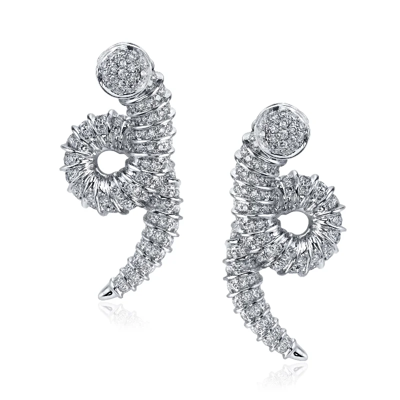 luxurious diamond earrings -Addax Earrings