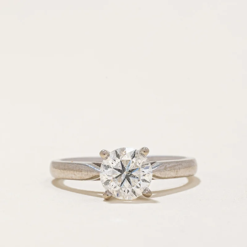 bridal rings for women -Solitaire Diamond Engagement Ring | 1.00ct I1/I2 F | SZ 4.5 |