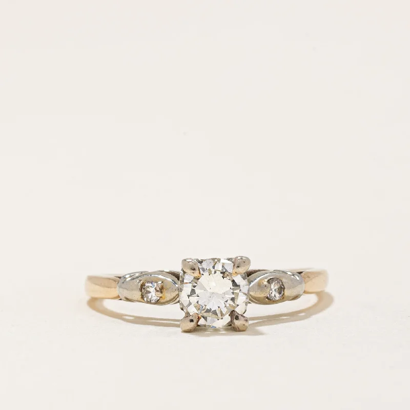 elegant gold rings -Diamond Engagement Ring | 0.55ctw | SZ 6.5 |