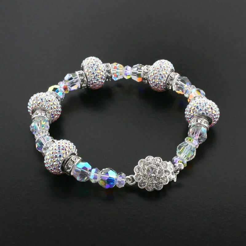 Luxury Bracelet with Pavé Charms