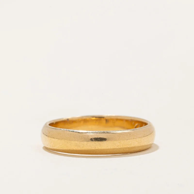 fashionable rings sets -18k Yellow Gold Band | SZ 7.25 |