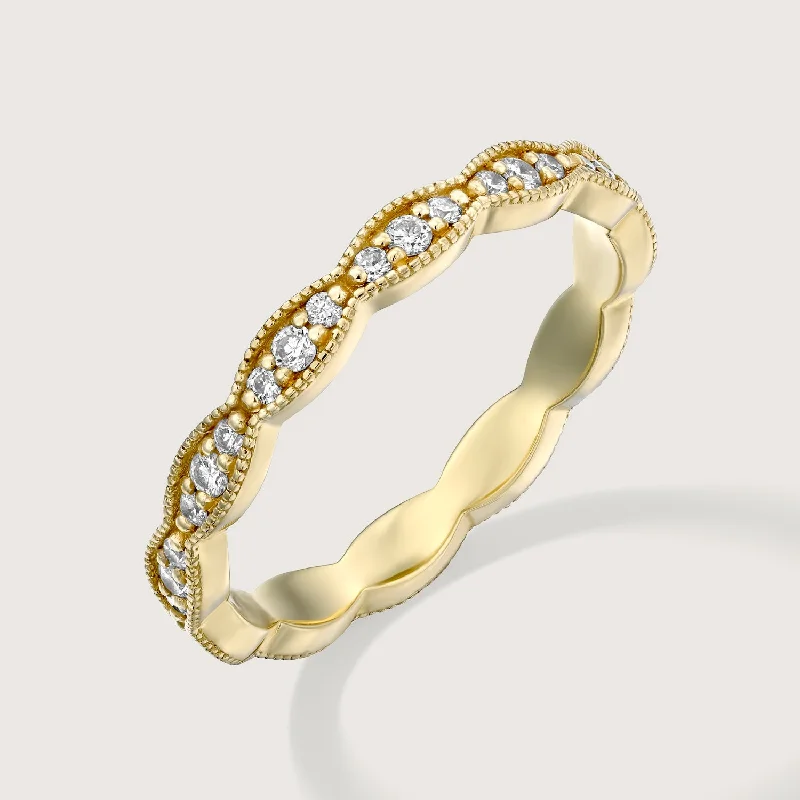 women’s gold wedding rings -Victoria Ring