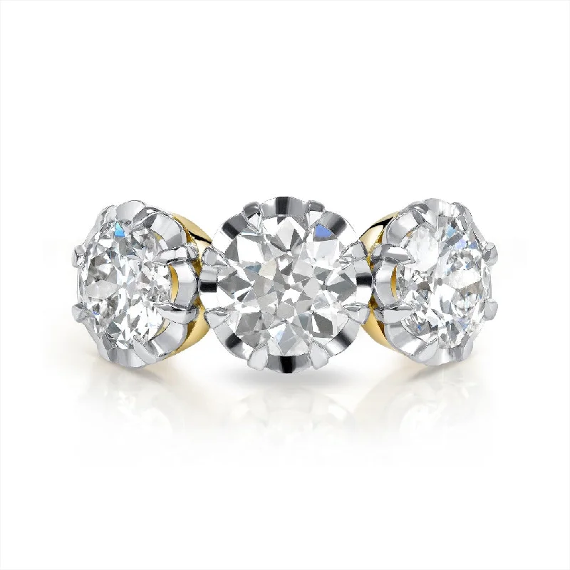 bridal rings and engagement sets -Single Stone Three Stone Jolene Ring