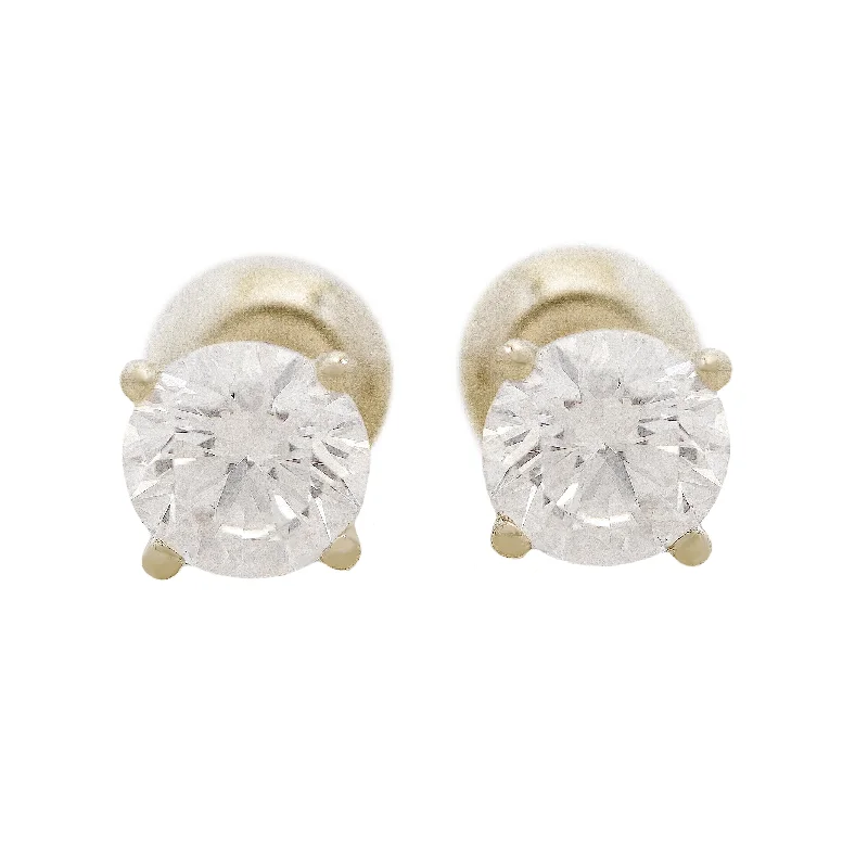 crystal earrings for women -Lab Diamond Martini Stud Earrings Arya